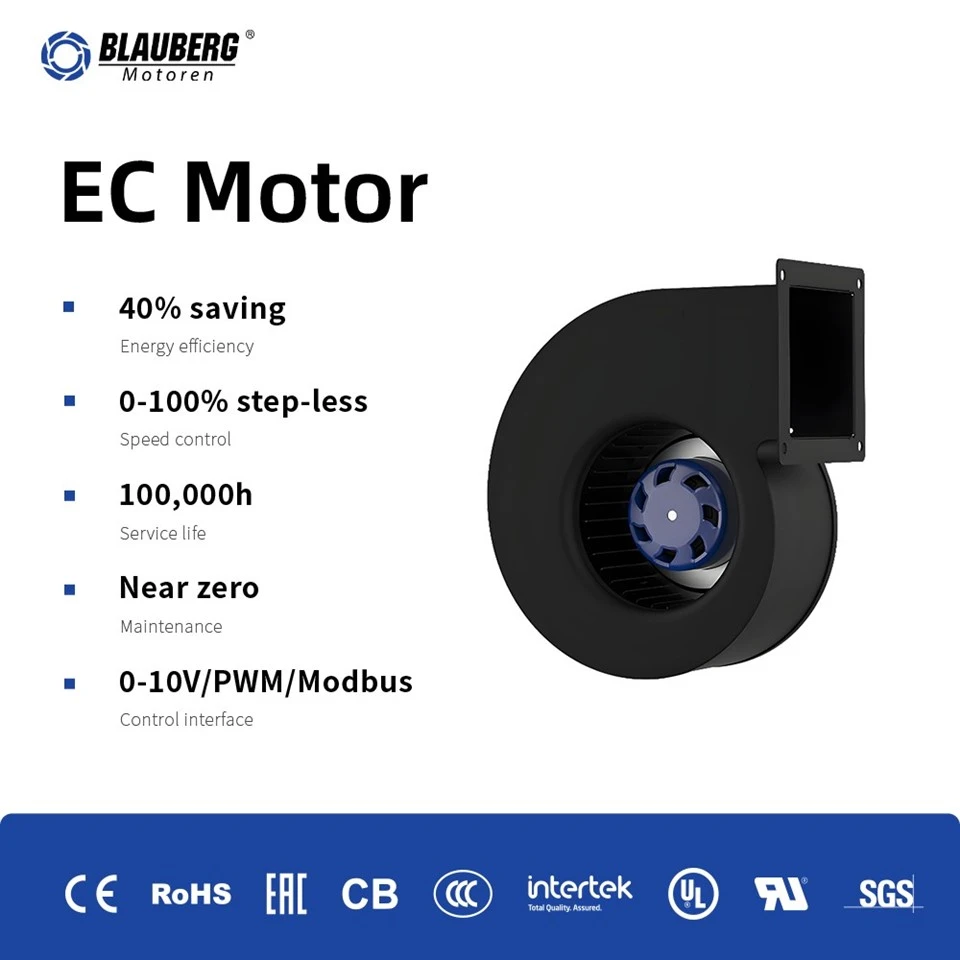 Blauberg SL-F140C-EC-02 140mm EC Single Inlet Centrifugal Blower high quality