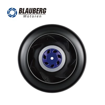 220 mm DC extern rotormotor Industriell centrifugalfläkt för restaurang